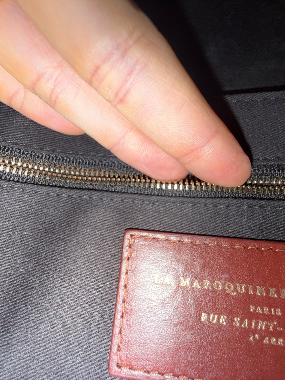 Sezane Milo Classic Bag in Chocolate Crocodile Print - Picture 13 of 16